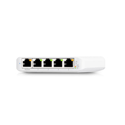 Ubiquiti - USW-Flex-Mini-EU - UniFi 5 Port Layer 2 switch with 4 GbE ports, 1 GbE PoE input port for power [USW-Flex-Mini-EU]