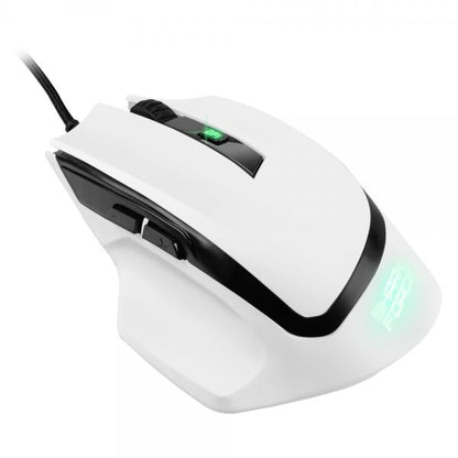 Sharkoon SHARK Force II mouse Gaming Mano destra USB tipo A Ottico 4200 DPI [SHARKFORCEIIWHITE]