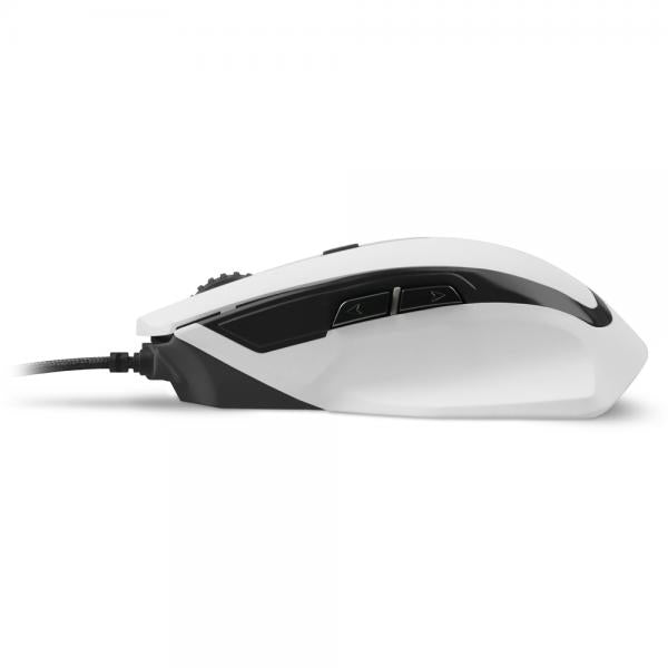 Sharkoon SHARK Force II mouse Gaming Mano destra USB tipo A Ottico 4200 DPI [SHARKFORCEIIWHITE]