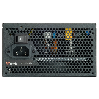 ITEK ALIMENTATORE BD600 - 600W, 80PLUS BRONZE, PFC ATTIVO, VENTOLA HDB 12CM, DC TO DC, SEMI MODULARE [ITPSEBD600]