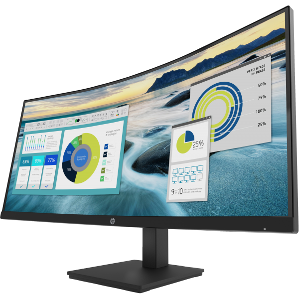 HP MONITOR CURVO 34 LED VA 21:9 WQHD 5MS 250 CDM, REG ALTEZZA, USB-C, DP/HDMI, MULTIMEDIALE, P34hc G4 [21Y56AA]
