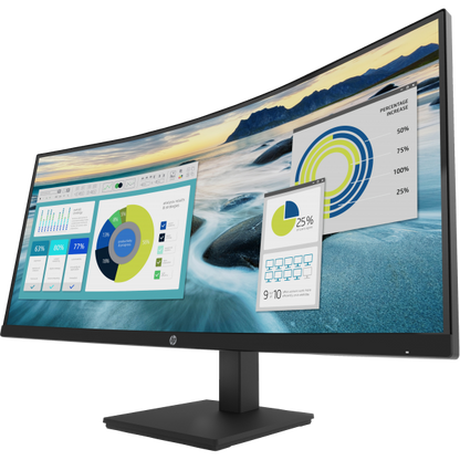 HP MONITOR CURVO 34 LED VA 21:9 WQHD 5MS 250 CDM, REG ALTEZZA, USB-C, DP/HDMI, MULTIMEDIALE, P34hc G4 [21Y56AA]