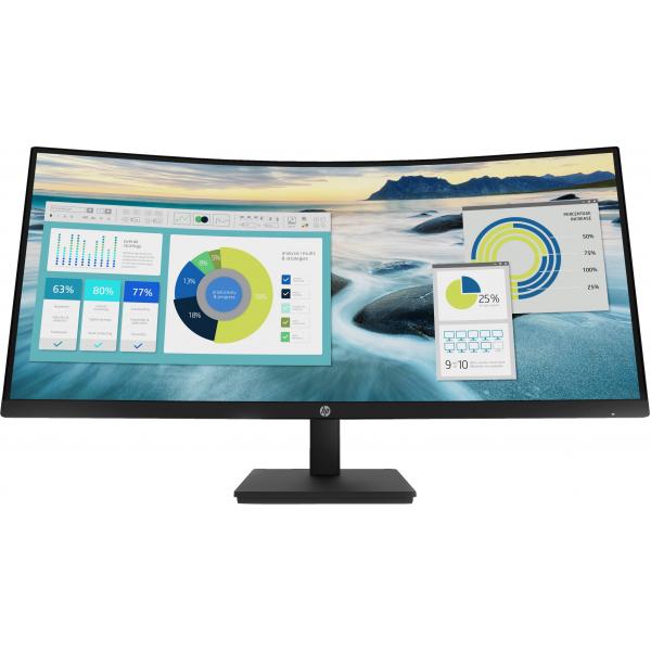 HP MONITOR CURVO 34 LED VA 21:9 WQHD 5MS 250 CDM, REG ALTEZZA, USB-C, DP/HDMI, MULTIMEDIALE, P34hc G4 [21Y56AA]