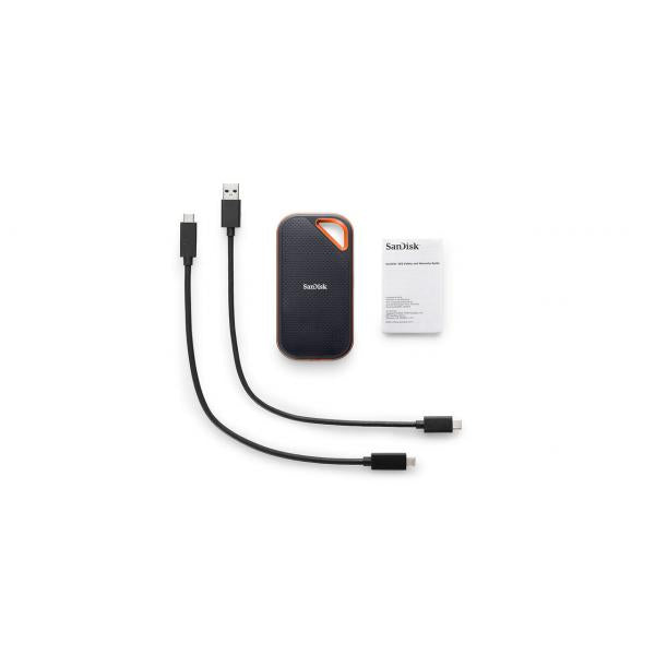 SanDisk Extreme PRO 4 TB USB tipo-C 3.2 Gen 2 (3.1 Gen 2) Nero, Arancione [SDSSDE81-4T00-G25]