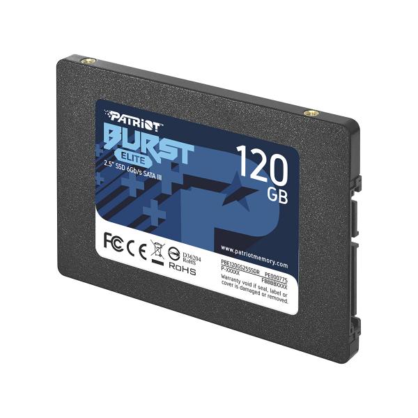 PATRIOT SSD INTERNO BURST ELITE 120GB 2,5 SATA 6GB/S R/W 450/320 [PBE120GS25SSDR]