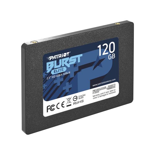 PATRIOT SSD INTERNO BURST ELITE 120GB 2,5 SATA 6GB/S R/W 450/320 [PBE120GS25SSDR]