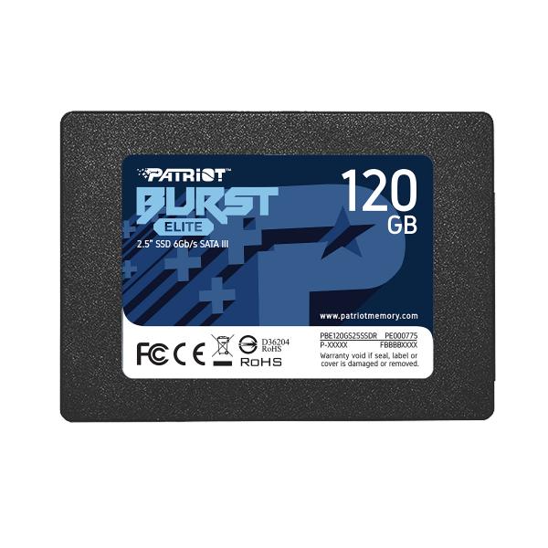 PATRIOT SSD INTERNO BURST ELITE 120GB 2,5 SATA 6GB/S R/W 450/320 [PBE120GS25SSDR]