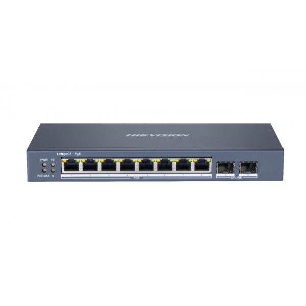 Hikvision Digital Technology DS-3E1510P-SI switch di rete Gestito L2 Gigabit Ethernet (10/100/1000) Supporto Power over Ethernet (PoE) Nero [DS-3E1510P-SI] - ITPartners