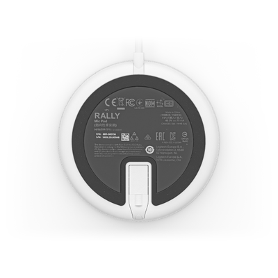 LOGITECH RALLY MIC POD WHITE [952-000038]