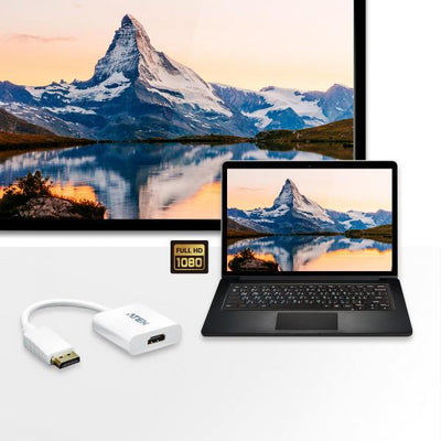 Aten DisplayPort to HDMI converter, PC: Up to UXGA / HDTV: Up to 1080i,1080p [VC985-AT]