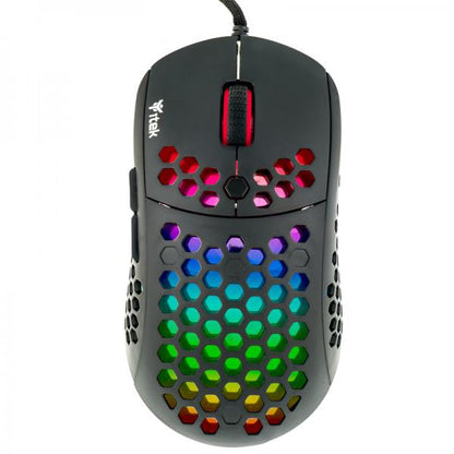 ITEK MOUSE GAMING 12000DPI, RGB, SOFTWARE, SENSORE P3327, LEGGERO, A NIDO DAPE [ITMGG71]