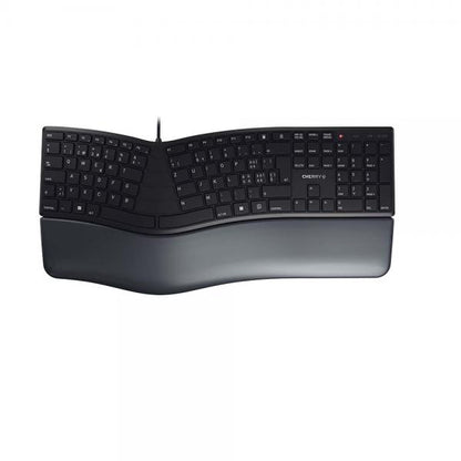 Cherry KC 4500 ERGO - Keyboard - Corded - Swiss QWERTZ - Black [JK-4500CH-2]