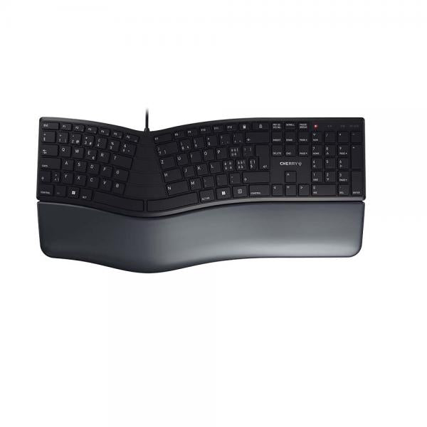 Cherry KC 4500 ERGO - Keyboard - Corded - Swiss QWERTZ - Black [JK-4500CH-2]