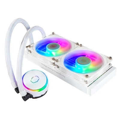 Cooler Master MasterLiquid PL240 Flux White Edition Case per computer Liquid cooling kit 12 cm Bianco [MLY-D24M-A23PZ-RW]