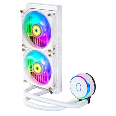 Cooler Master MasterLiquid PL240 Flux White Edition Case per computer Liquid cooling kit 12 cm Bianco [MLY-D24M-A23PZ-RW]