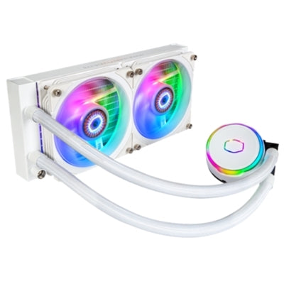 Cooler Master MasterLiquid PL240 Flux White Edition Case per computer Liquid cooling kit 12 cm Bianco [MLY-D24M-A23PZ-RW]