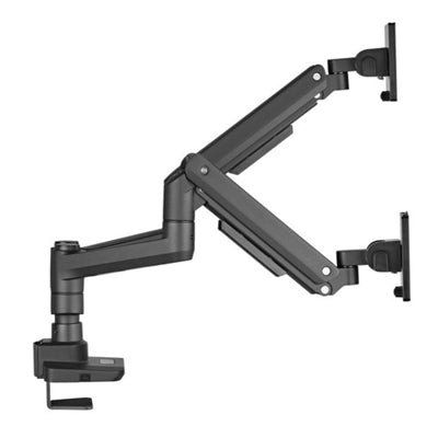 Equip Staffa di montaggio da scrivania per doppio monitor per uso intensivo da 17-35, nero [650182]