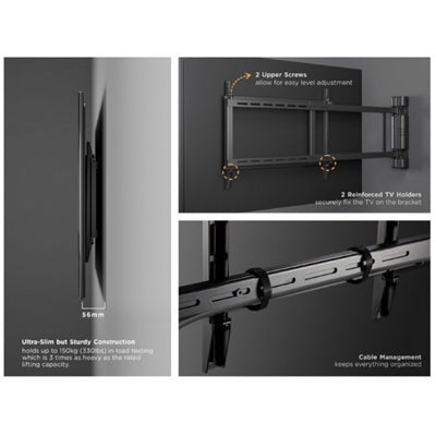Equip 32-75 Motorized TV Swing Mount Bracket [650336]