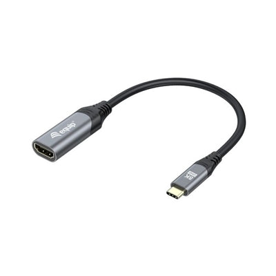 Equip 133492 cavo e adattatore video 0,15 m USB tipo-C HDMI Nero, Grigio [133492]