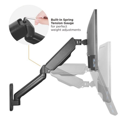 Equip Supporto a parete per doppio monitor da 17"-32 [650138]