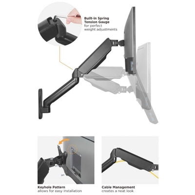 Equip Supporto a parete per doppio monitor da 17"-32 [650138]
