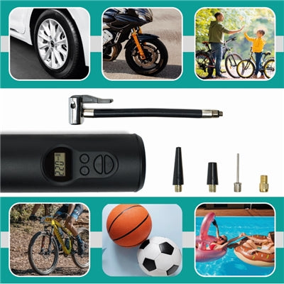 POMPA/COMPRESSORE ARIA MOBILE OVERMUST By Tecnoware FOVMAC17872 Ric. Batteria: USB Type-C +Accendisigari Auto +LCD [FOVMAC17872]