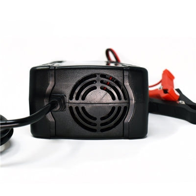 CARICABATTERIE 12/24Vcc OVERMUST By Tecnoware FOVMBC17871 In: 100-240Vac Out: 12(8A)/24(4A)Vcc +Display monitoraggi [FOVMBC17871]