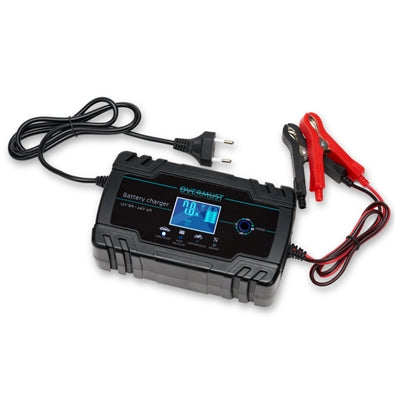 CARICABATTERIE 12/24Vcc OVERMUST By Tecnoware FOVMBC17871 In: 100-240Vac Out: 12(8A)/24(4A)Vcc +Display monitoraggi [FOVMBC17871]