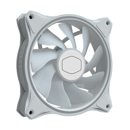 COOLER MASTER DISSIPATORE MASTERFAN MF120 HALO 3IN1 WHITE EDITION 120X120X25 VENTOLA CABINET - COOLE [MFL-B2DW-183PA-R1]