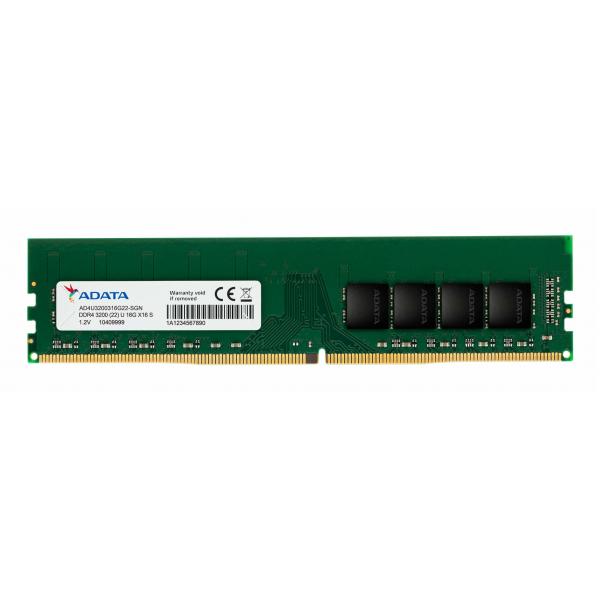 ADATA RAM DIMM 16GB DDR4 (1x16Gb) 3200Mhz CL22 1,2V [AD4U320016G22-SGN]