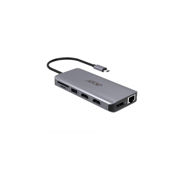 Acer USB Type-C Dongle 12-in-1- Silver [HP.DSCAB.009]