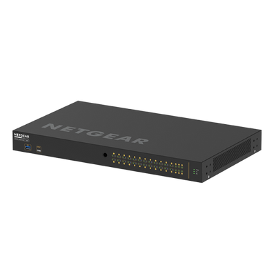 NETGEAR GSM4230P Gestito L2/L3 Gigabit Ethernet (10/100/1000) Supporto Power over Ethernet (PoE) 1U Nero [GSM4230P-100EUS]