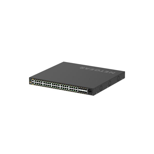 NETGEAR GSM4248P-100EUS switch di rete Gestito L2/L3/L4 Gigabit Ethernet (10/100/1000) Supporto Power over Ethernet (PoE) Nero [GSM4248P-100EUS]