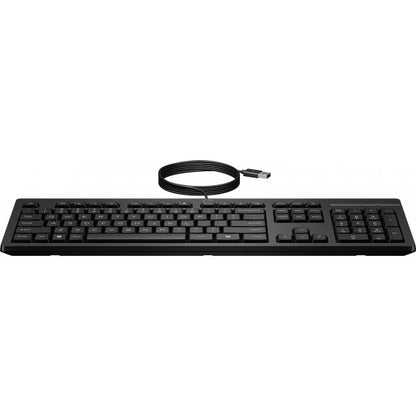 HP TASTIERA KBD 125 WD,INTERFACCIA USB,NERO [266C9AA]