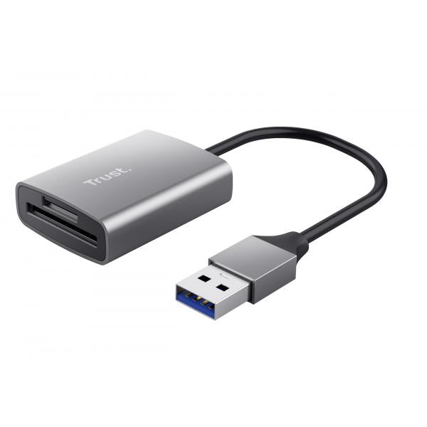 TRUST CARDREADER VELOCE USB-A 3.2 - DALYX ALLUMINIO [24135]
