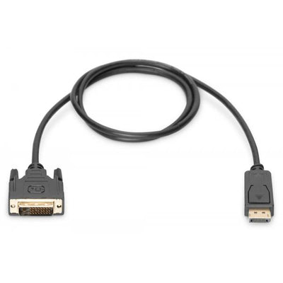 Digitus DisplayPort adapter cable - DP - DVI (24+1) M/M - 2m - w/interlock - DP 1.1a - Black [AK-340301-020-S]
