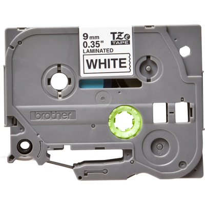 BROTHER NASTRO LAMINATO DA 9 MM (8 M) NERO/BIANCO [TZE221]