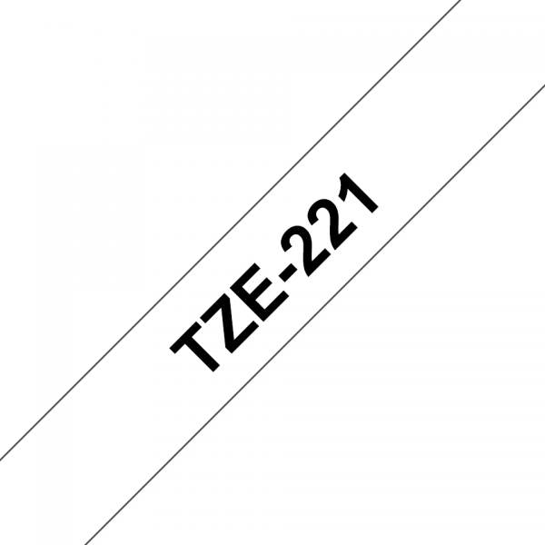 BROTHER NASTRO LAMINATO DA 9 MM (8 M) NERO/BIANCO [TZE221]