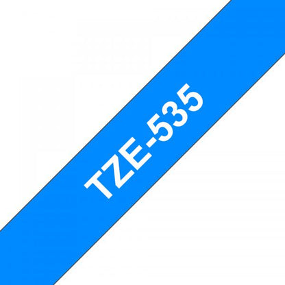 Brother TZE-535 nastro per etichettatrice Bianco su blu [TZE535] - ITPartners