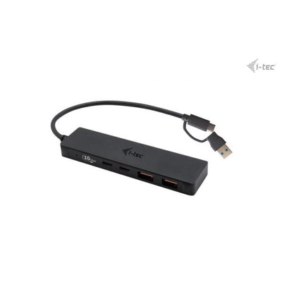 i-tec Metal USB-A/USB-C HUB 2x USB 3.0 + 2x USB-C (10 Gbps) [C31HUBMETAL2A2C]
