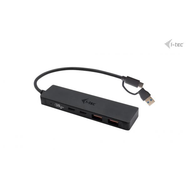 i-tec Metal USB-A/USB-C HUB 2x USB 3.0 + 2x USB-C (10 Gbps) [C31HUBMETAL2A2C]