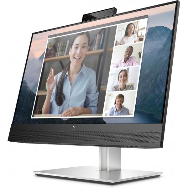 HP MONITOR 23,8 LED IPS 16:9 FHD 5MS 250 CDM, PIVOT, WEBCAM, VGA/DP/HDMI, MULTIMEDIALE, E24mv [169L0AA]