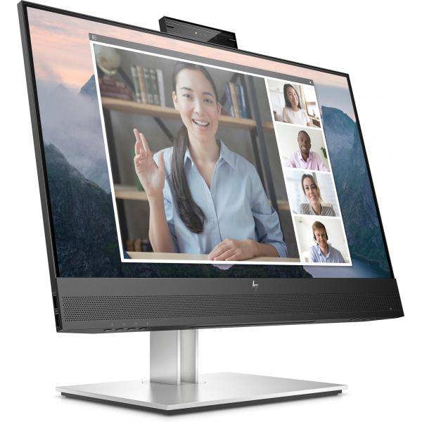 HP MONITOR 23,8 LED IPS 16:9 FHD 5MS 250 CDM, PIVOT, WEBCAM, VGA/DP/HDMI, MULTIMEDIALE, E24mv [169L0AA]