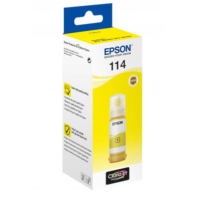 EPSON CART. GIALLO 114 ECOTANK INK BOTTLE [C13T07B440]