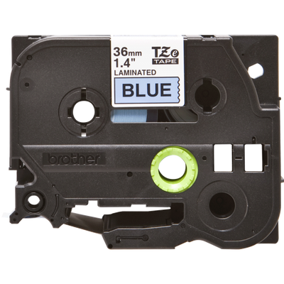 Brother TZE-561 nastro per etichettatrice Nero su blu [TZE561]