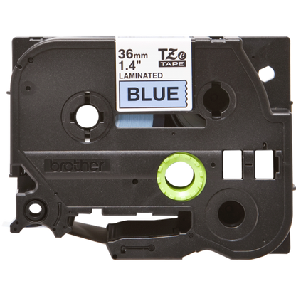 Brother TZE-561 nastro per etichettatrice Nero su blu [TZE561]