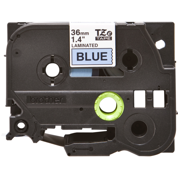 Brother TZE-561 nastro per etichettatrice Nero su blu [TZE561]