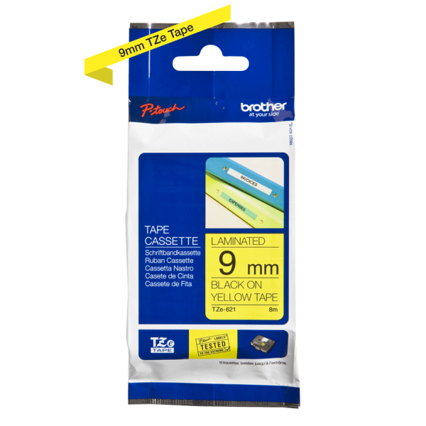 Brother Nastro per etichettatura 9mm [TZE621]