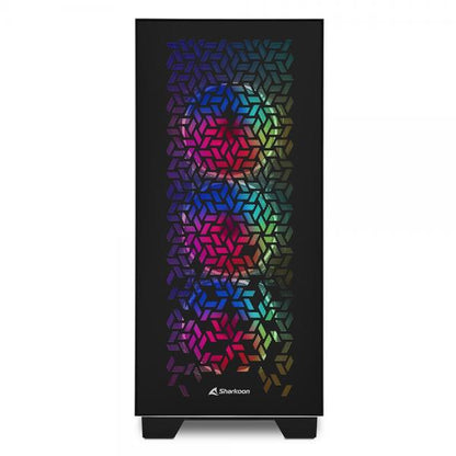 Sharkoon ELITE SHARK CA300H Tower Nero [ELITESHARKCA300HBLACK]