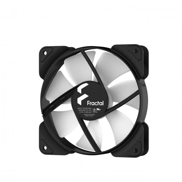 FRACTAL VENTOLA CASE ASPECT 12 RGB PWM BLACK FRAME 3-PACK [FD-F-AS1-1207]